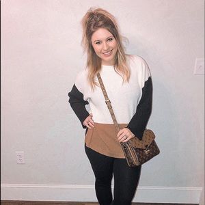 Madison Color Block Sweater